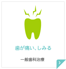 歯が痛い、しみる 一般歯科治療・歯周病